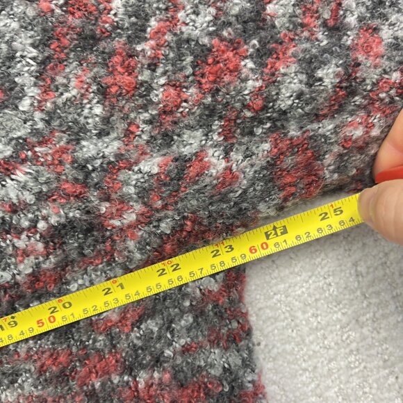 Woolrich Button Up Sweater Black / Red Women Size 2XL Wool Blend 9641 Cozy Knit - Picture 6 of 12